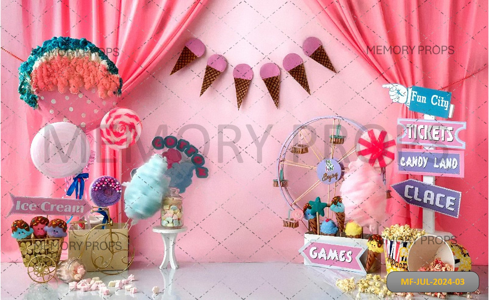 SWEET TUCK SHOP - BABY PRINTED BACKDROPS