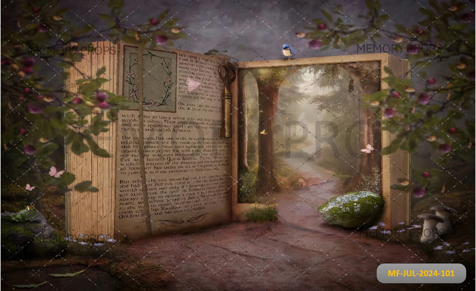 FAIRY TALES BOOK - BABY PRINTED BACKDROPS