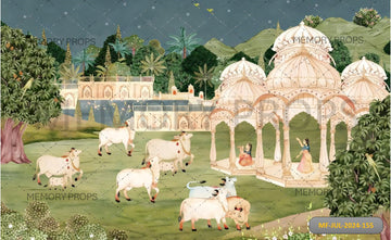 GOPIS WELCOME KRISHNA - BABY PRINTED BACKDROPS