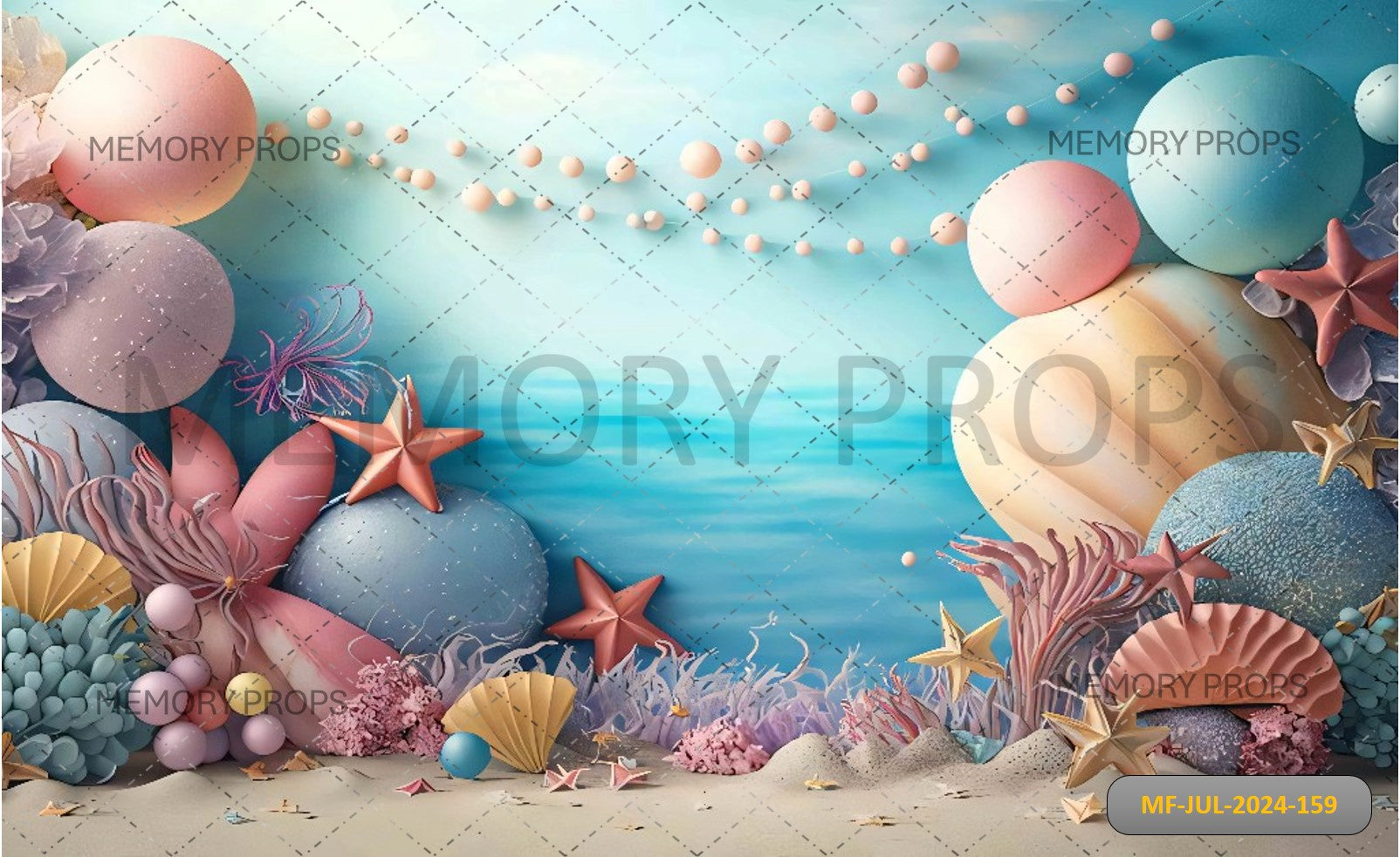 UNDERSEA WORLD - BABY PRINTED BACKDROPS