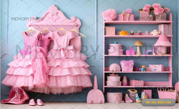 BARBIE'S CLOSET - BABY PRINTED BACKDROPS