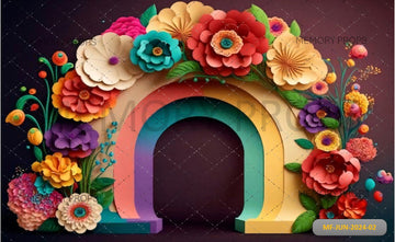 RAINBOW GATE COLORFUL STYLE - PRINTED BACKDROPS