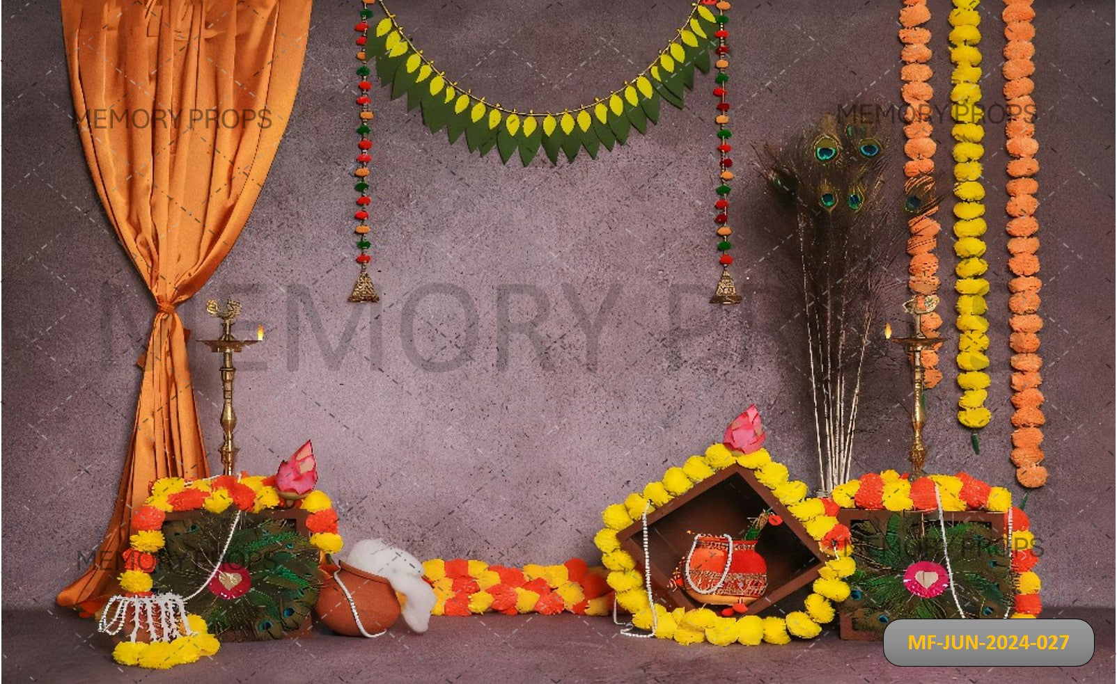 KRISHNA JANMASHTAMI - BABY PRINTED BACKDROPS