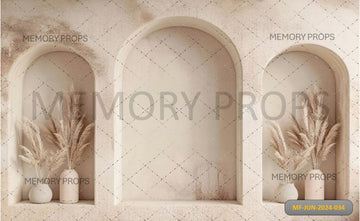 AVEZANO BOHO SIMPLE ARCH WALL - PRINTED BACKDROPS