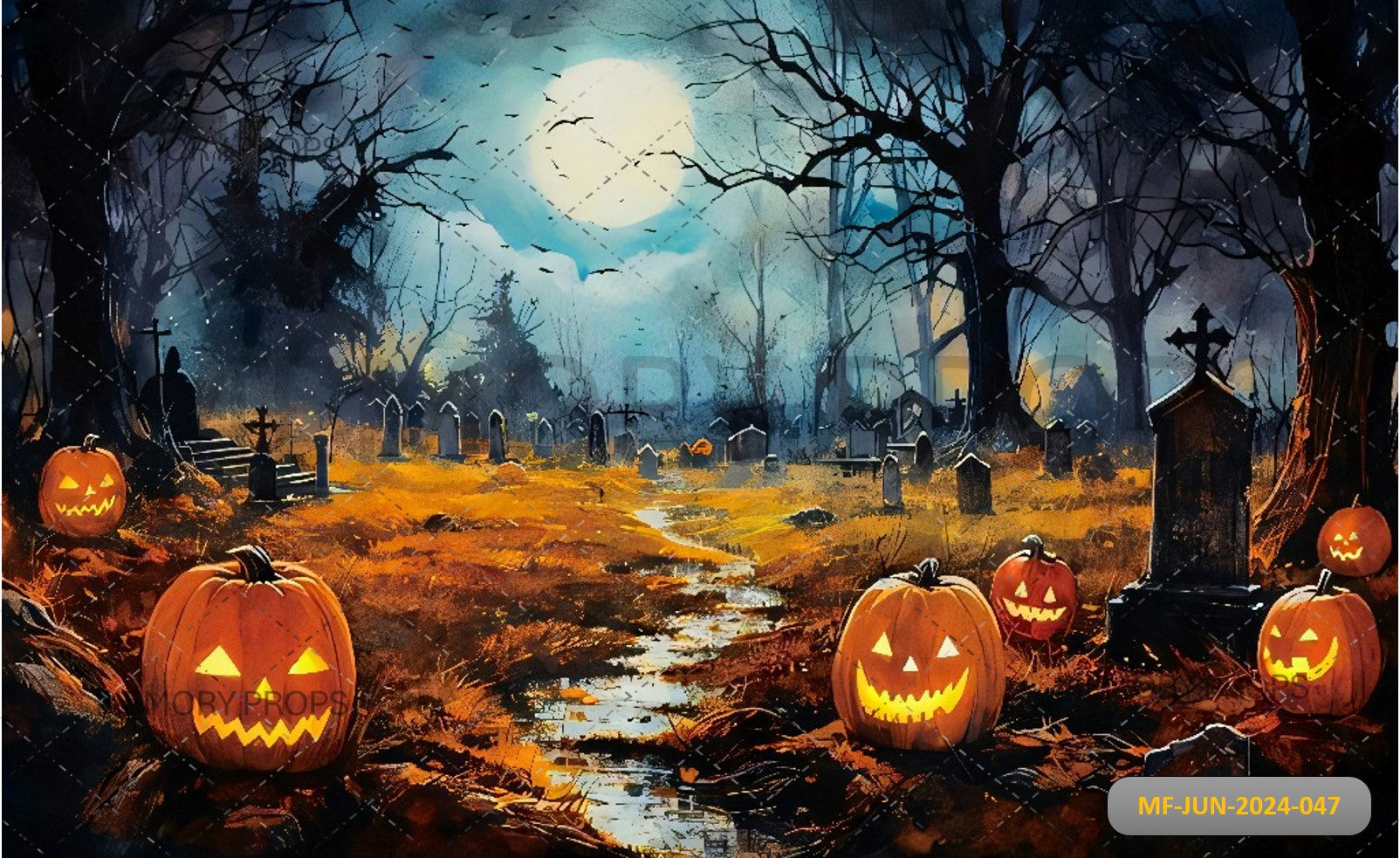 HAUNTING HALLOWEEN - PRINTED BACKDROPS