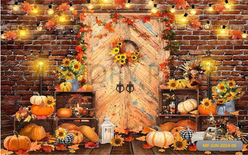 PUMPKIN SHOWER - PRINTED BACKDROPS