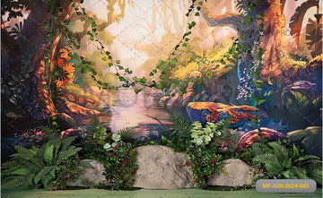 FAIRY TALES JUNGLE - BABY PRINTED BACKDROPS