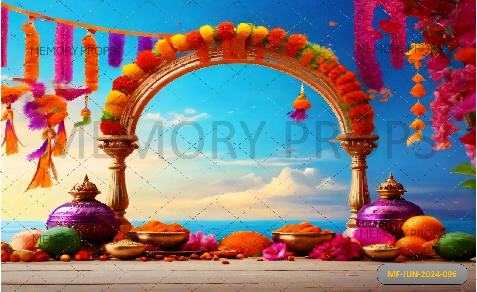 GUDI PADVA COLORFUL FESTIVAL - BABY PRINTED BACKDROPS