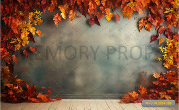 AUTUMN TREE LEAVES - PRINTED BACKDROPS