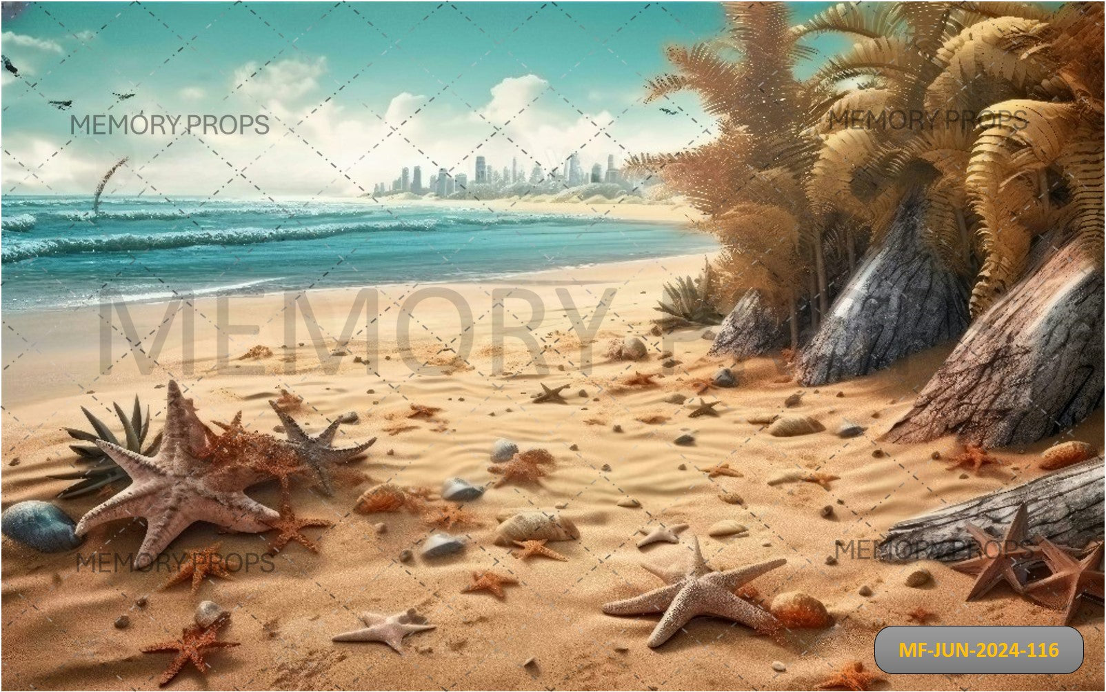 OCEANVIEW ESCAPE - PRINTED BACKDROPS