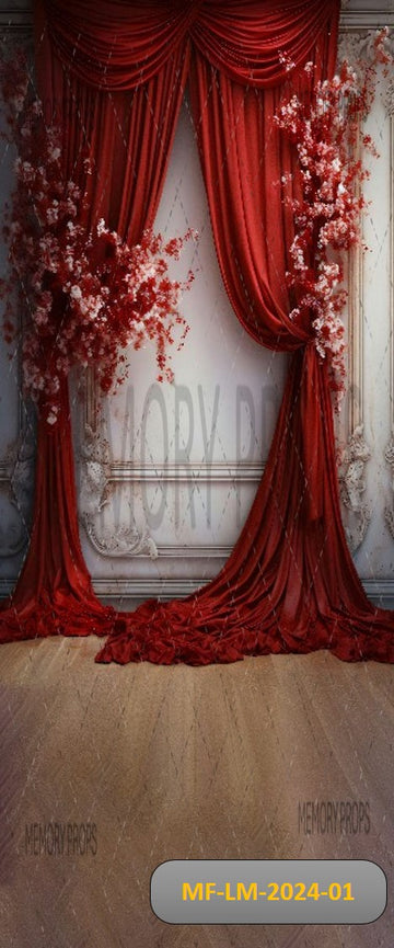 RED CRIMSON CHARM - PRINTED BACKDROPS