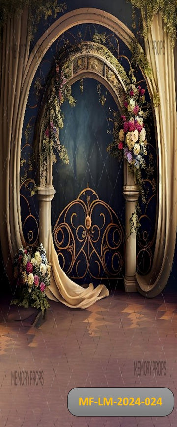 ARCH WITH FLOWERS - PRINTED BACKDROPS