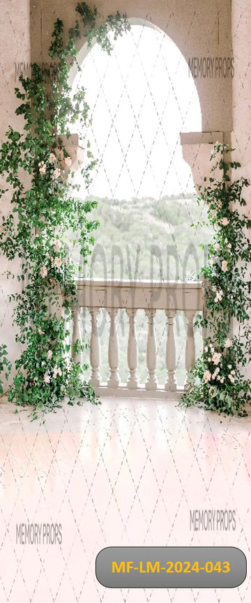 ARCHWAY WITH FLOWERS - PRINTED BACKDROPS