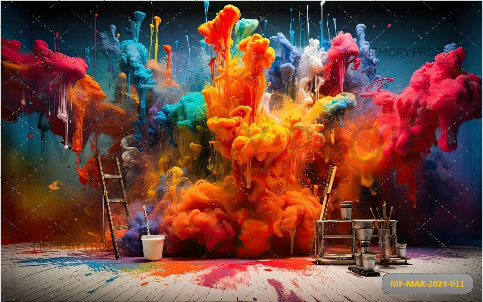 HOLI POWDER SPLASH COLOUFUL - PRINTED BACKDROPS