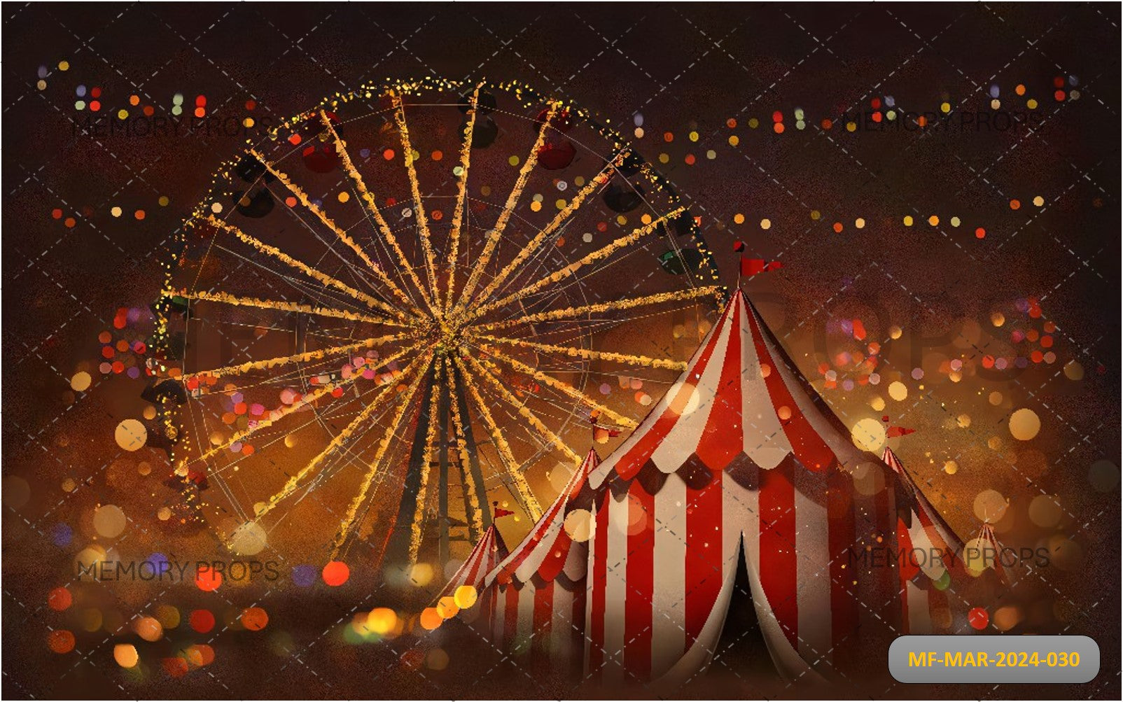 TWILIGHT CARNIVAL CIRCUS - PRINTED BACKDROPS