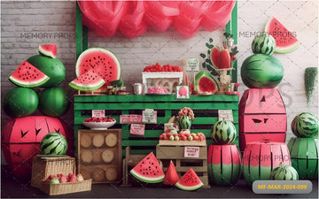 WATERMELON BIRTHDAY PARTY PRINTED BACKDROP