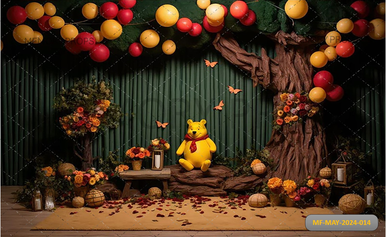 POOH TREE HOUSE - PRINTED BACKDROPS