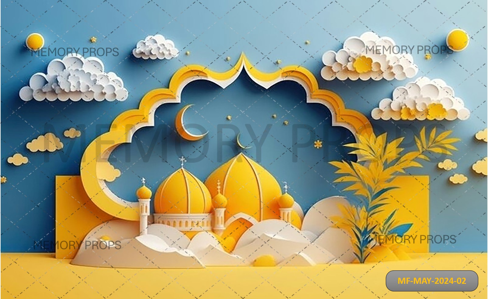 BEAUTIFUL ISLAMIC - PRINTED BACKDROPS