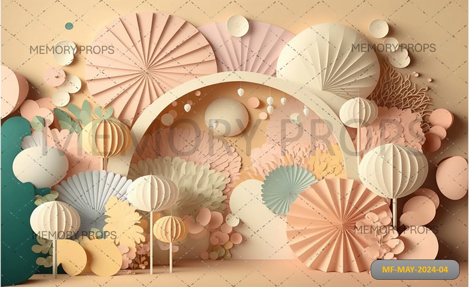 PASTEL PAPER DECOR - PRINTED BACKDROPS