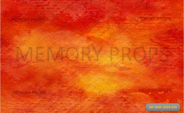 RED ORANGE YELLOW FIRE HOT TEXTURE - PRINTED BACKDROPS