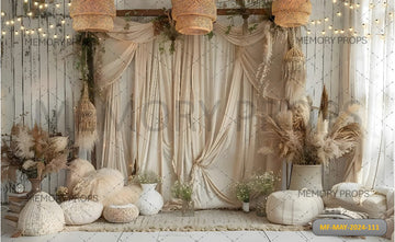 CLASSIC BOHO ARCH PRINTED BACKDROP