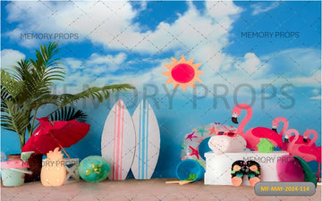 SUMMER FUN DAY PRINTED BACKDROP