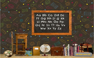 CHALKBOARD THAT SAYS QUOT SCHOOL PRINTED BACKDROP