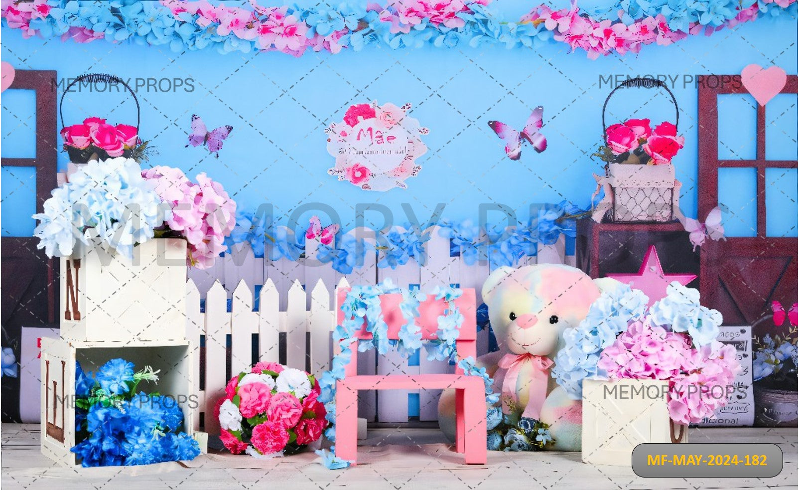 GENDER REVEAL PARTY - BABY PRINTED BACKDROPS