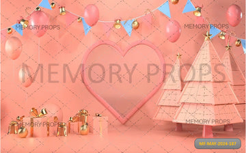 PINK THEMED BIRTHDAY CELEBRATION - PRINTED BACKDROPS