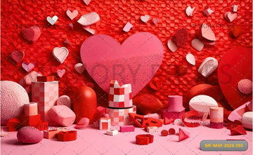 BEAUTIFUL LOVE VALENTINES DAY - PRINTED BACKDROPS