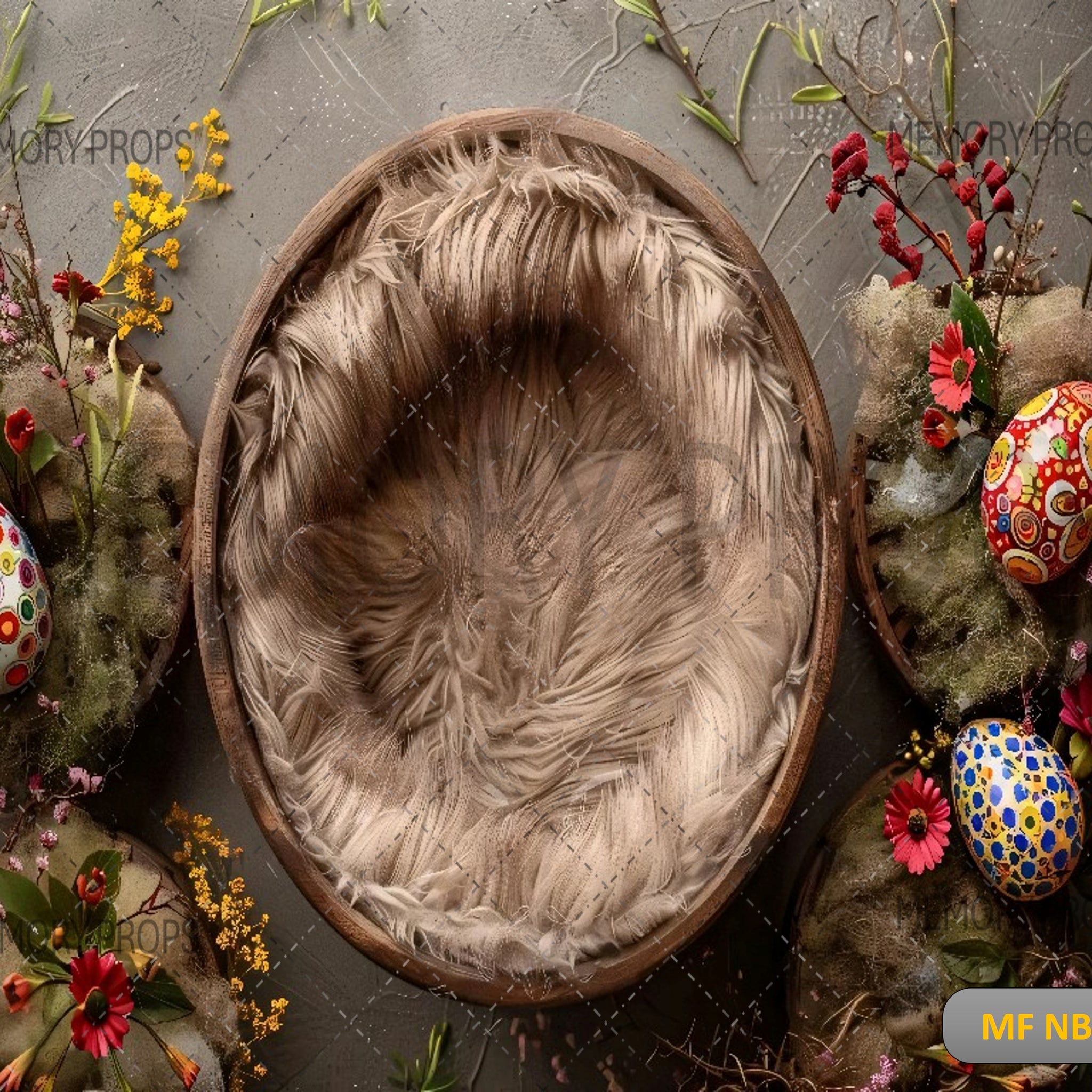 DRAGON EGG IN NEST - PRINTED BACKDROP