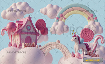 CANDY LAND - PRINTED BACKDROPS