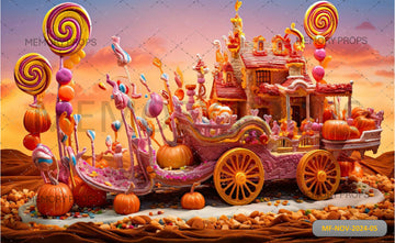 CANDY CART - NEW BORN BACKDROPS