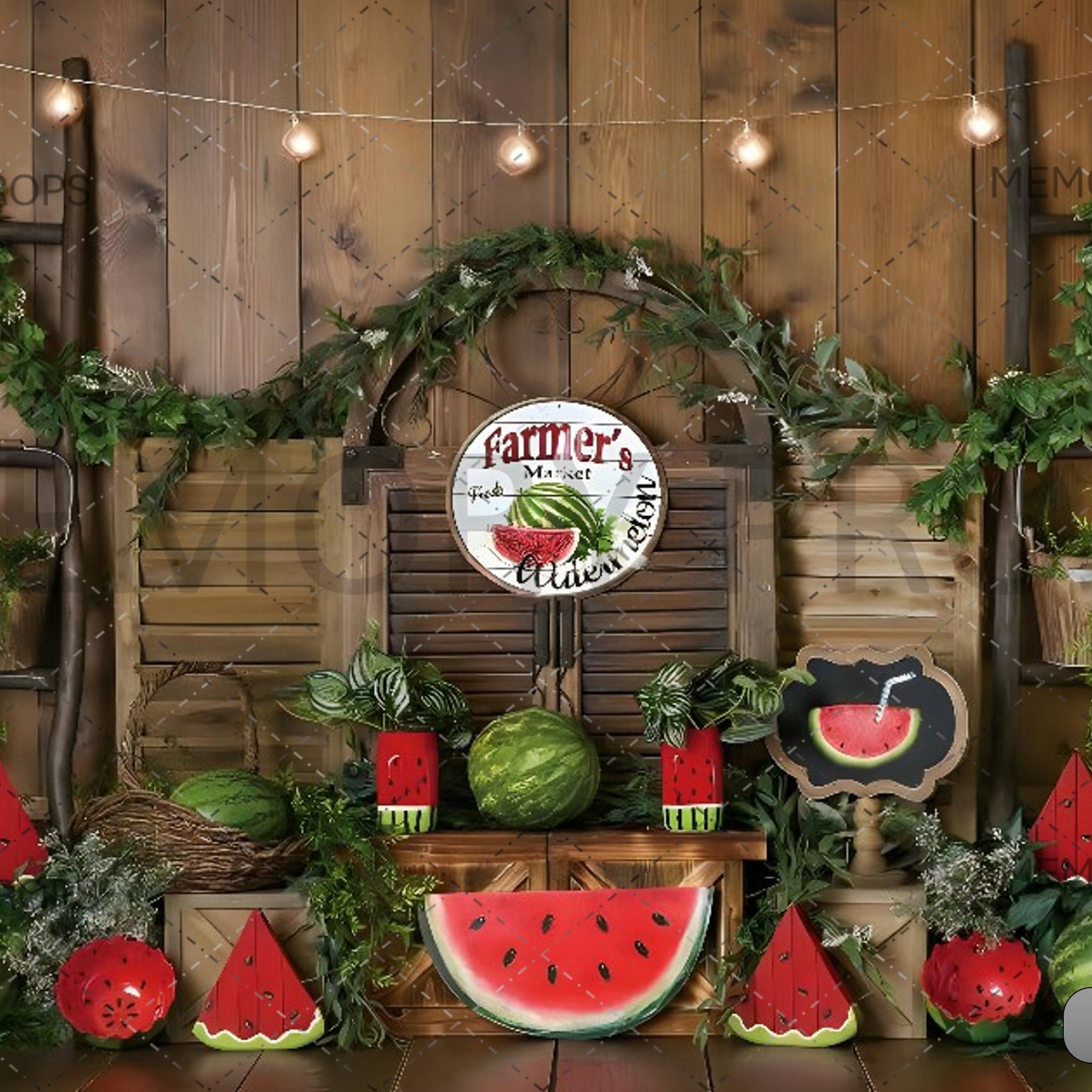 WETERMELON THEME - PRINTED BACKDROPS