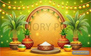 JOYFUL PONGAL HORIZON - PRINTED BACKDROPS