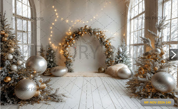 CHRISTMAS COZY CORNER - PRINTED BACKDROPS