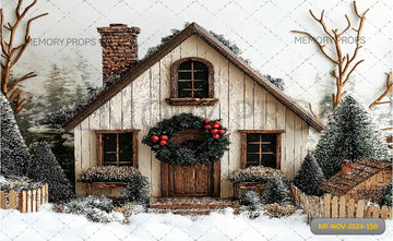 COZY SNOW KISSED CHRISTMAS - PRINTED BACKDROPS