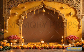 HINDU ARCH DIWALI - PRINTED BACKDROPS