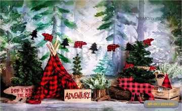 HOLIDAY SPRUCE ADVENTURE - PRINTED BACKDROPS