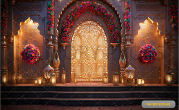 GRAND AND ORNATE LIGHTS FOR DIWALI - PRINTED BACKDROPS