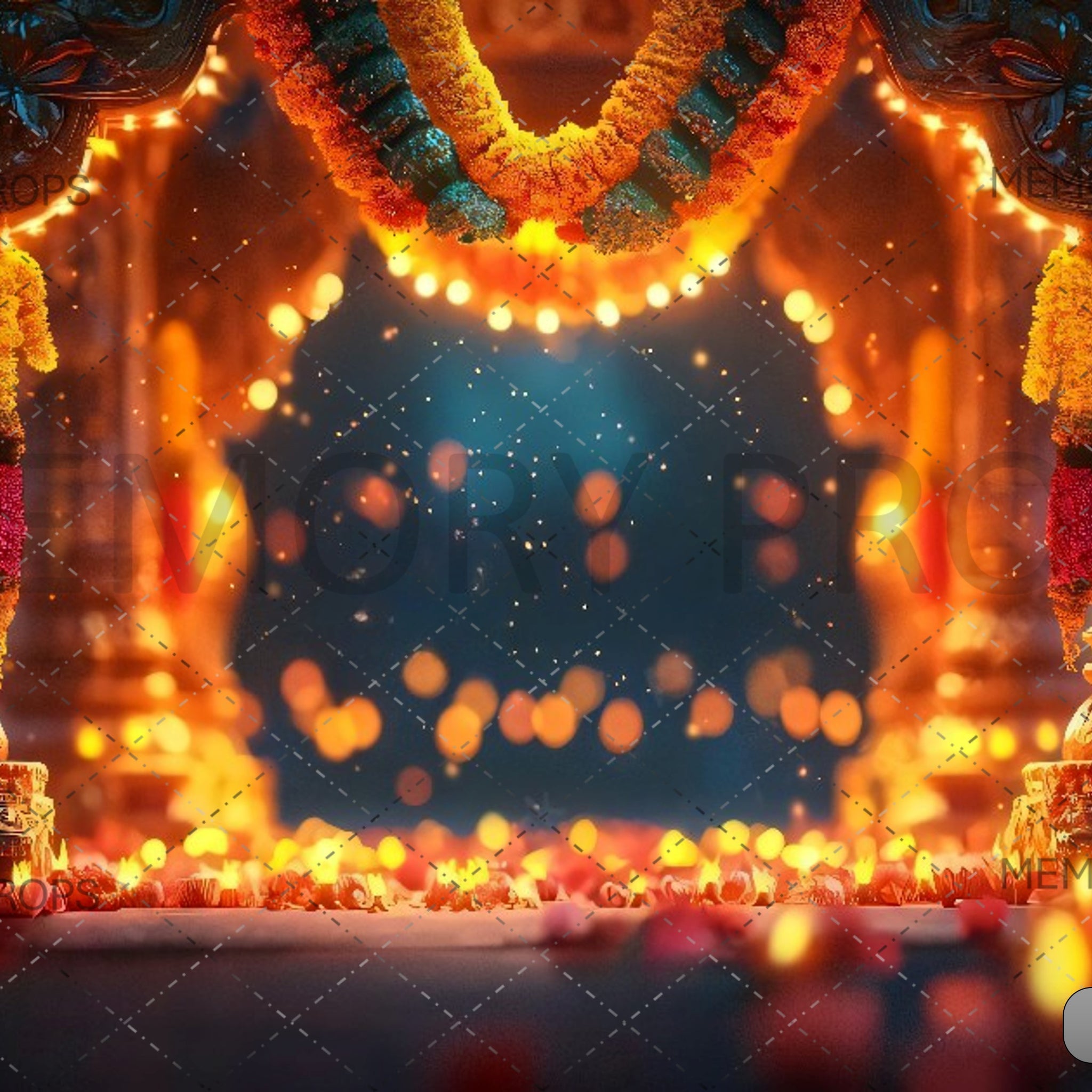 DAZZLING DIWALI - PRINTED BACKDROPS