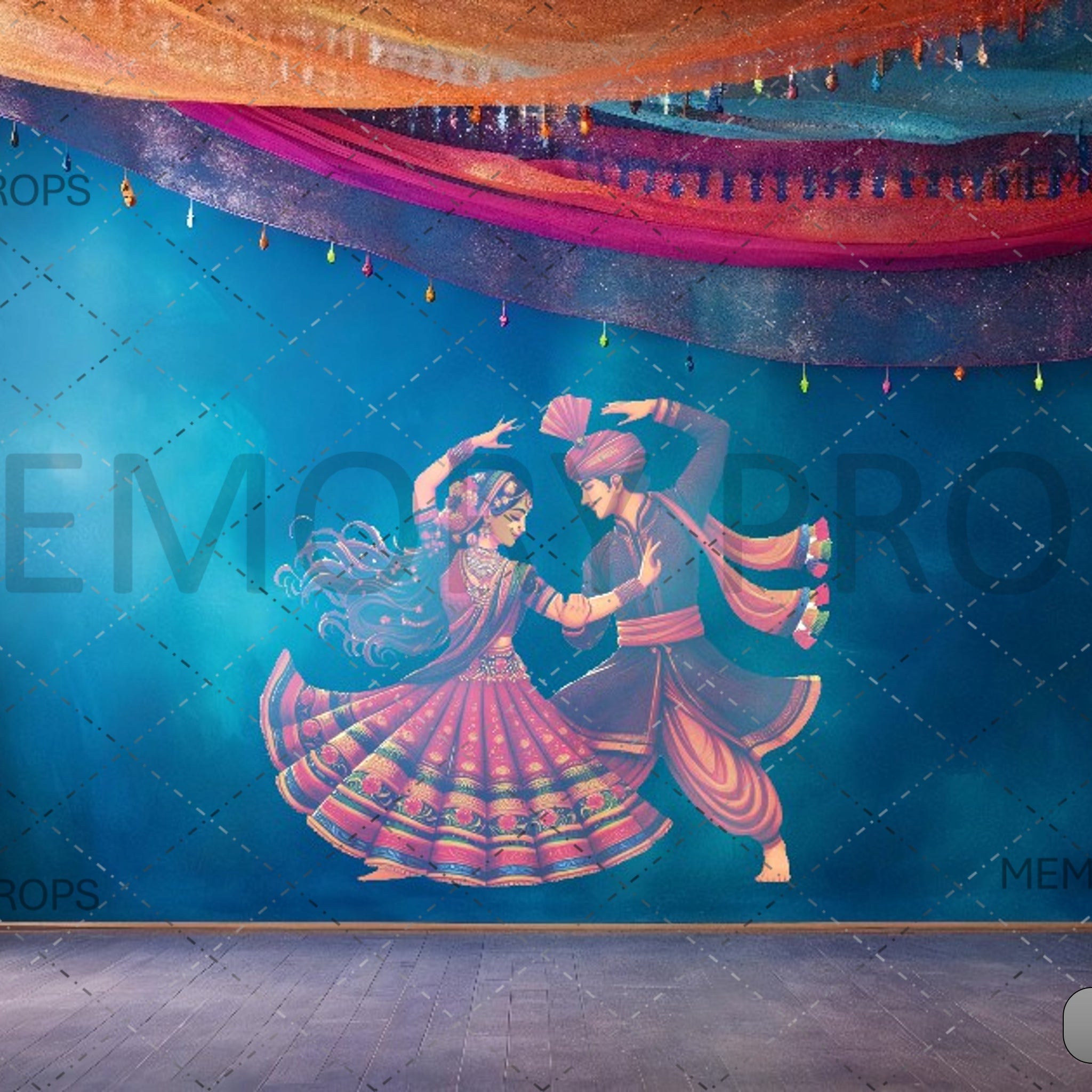 NAVRATRI DANDIYA NIGHT - PRINTED BACKDROPS