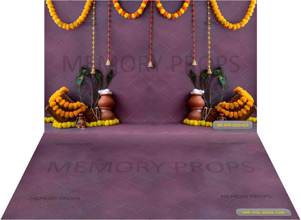 DECOR FOR KRISHNA + PEEL BACKDROPS