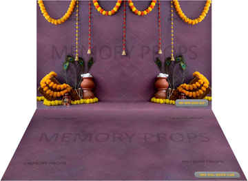 DECOR FOR KRISHNA + PEEL BACKDROPS