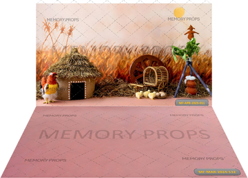 PONGAL THEME +PEACHY TEXTURE BACKDROPS