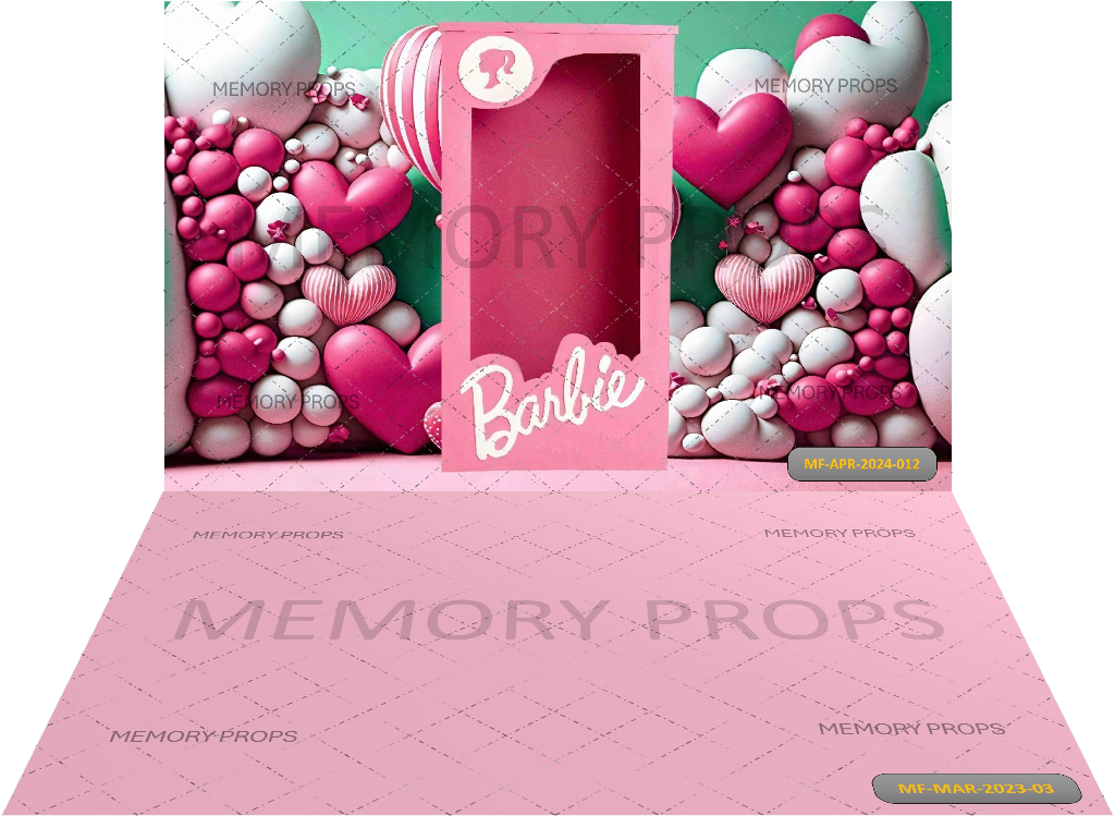 PINK BARBIE THEME + SWEET SOFT PINK BACKDROPS