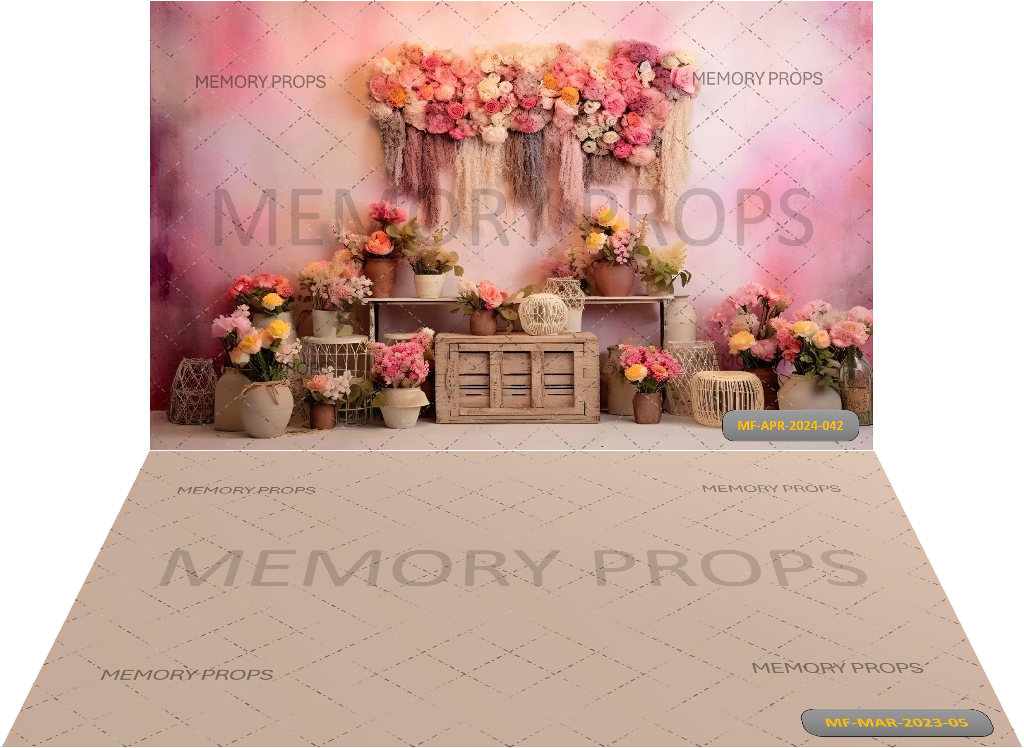 BOHO THEME + SOLID COLOUR TEXTURE BACKDROPS