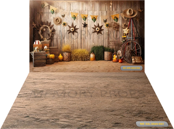 THERE ARE A MANY DIFFERENT TYPES OF HAY AND PUMPKINS + SAND STONE TEXTURE BACKDROPS