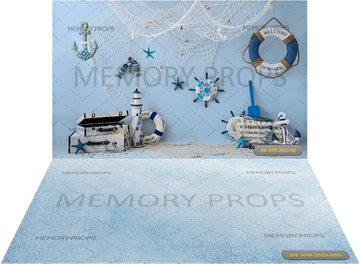 SALOR THEME + ICE BLUE TEXTURE BACKDROPS