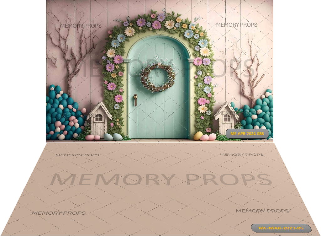 ENCHANTED DOORWAY THEME + CREAM COLOUR BACKDROPS